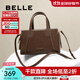 百麗包包女包25新商場(chǎng)同款植鞣質(zhì)感通勤手提包BL823BX5 棕色 F