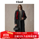 ELAND衣戀毛呢外套女西裝領(lǐng)大衣2025冬季新款 中灰色(18)M/Grey S 160