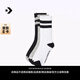 匡威（Converse）官方 男復古校園風(fēng)短筒襪襪子（三雙裝）10028076 10028077-A01 L