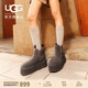 UGG秋季女士舒適厚底雪地靴煙囪時(shí)尚切爾西短靴 1134526GREY|灰色 37
