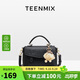 天美意（TEENMIX）女包牛皮劍橋包高級感手提斜挎包通勤單肩包生日禮物送女友老婆