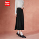IEF/愛(ài)依服半身裙2025秋冬新款韓版成熟通勤氣質(zhì)顯瘦百搭長(cháng)包裙 黑 S