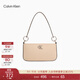 Calvin Klein時(shí)尚腋下包禮物通勤洋氣包包金屬字母拉鏈CK女包單肩法棍包DH3237