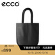 愛(ài)步（ECCO） 大容量單肩包 軟面牛皮手提包包 工坊系列9105802 黑色僅表色系具體顏色隨機發(fā)出