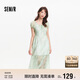 森馬（Semir）連衣裙女U領(lǐng)雪紡長裙溫柔系2025夏季甜美暈染碎花裙109325114032
