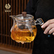 鑫鳳祥木璃方舟蒸煮壺耐高溫玻璃茶具單壺玻璃耐高溫茶水分離泡茶壺 透明
