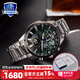 卡西歐（CASIO）商務(wù)休閑皮帶鋼帶手表男日韓腕表防水石英男士手表送男友新年禮物 EFR-303DB-3AVUPR