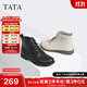 他她（TATA）休閑馬丁靴女款真皮簡(jiǎn)約加絨平底短靴子冬季新款7BJ48DD4 黑色 37
