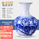 趙氏恒璽（ZONLOLV）景德鎮(zhèn)陶瓷器花瓶手繪中式賞瓶家居客廳插花裝飾品電視柜玄關(guān)擺件 吳文瀚手繪瑤池花開富貴大號賞瓶