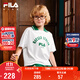 FILA斐樂(lè )童裝兒童短袖T恤2025年夏季學(xué)院風(fēng)POLO衫中大童上衣