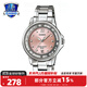卡西歐（CASIO） 卡西歐女士手表SHEEN時尚星空皮帶防水女表石英表SHE-4048 LTP-1391D-4AVDF