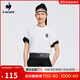 樂(lè )卡克（Le coq sportif）法國公雞夏季女士圓領(lǐng)短袖T恤 L242WCNA0314 瓷白色 S