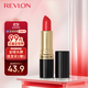 露華濃（Revlon）麗采保濕滋潤(rùn)唇膏黑管口紅4.2g酷愛(ài)正紅725#不掉色生日雙11禮物女