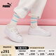彪馬（PUMA）官方【厚底鞋】女低幫復古增高板鞋松糕鞋小白鞋PLATFORM364040 白-金色-04 38.5