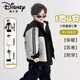 迪士尼兒童羽絨服連帽外套男女童2025秋冬新款加厚保暖沖鋒衣三件套 黑色 140 (56-68斤)