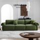 宮瑪/八爪魚(yú)沙發(fā)復古法式客廳小戶(hù)型復古墨綠色設計師直排奶油風(fēng) 正版八爪魚(yú)沙發(fā)-大四人位 【2.8米】 升級進(jìn)口意大利歐絲絨 【防水 防污】
