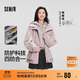 森馬（Semir）陳都靈|防護外套女中長(cháng)款寬松撞色秋裝戶(hù)外通勤夾克101524109001