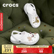 CROCS卡駱馳洞洞鞋貝雅男鞋女鞋輕便耐磨一腳蹬拖鞋休閑鞋|10126 白-100 37 /38(230mm)