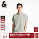 杰克·瓊斯（JACK&JONES）百搭時(shí)尚簡(jiǎn)約潮流通勤商務(wù)休閑字母刺繡polo衫上衣男裝225106003 E06灰綠色 常規 M
