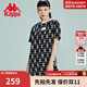 卡帕（Kappa）連衣裙夏女圓領(lǐng)運動(dòng)休閑連衣裙長(cháng)裙 黑色-990 L