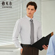 雅戈爾【復合羽絨內膽】秋冬保暖商務(wù)休閑抗菌蓄熱升溫長(cháng)袖襯衫119682D