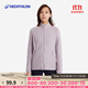 迪卡儂（DECATHLON）戶(hù)外透濕抓絨女加厚搖粒絨抓絨衣保暖外套沖鋒衣內膽MH100 全拉鏈-紫羅蘭 M