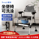 康際可折疊孕婦坐便器老人坐便椅大便座椅家用廁所蹲坑移動(dòng)馬桶6205H