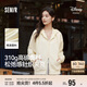 森馬（Semir）迪士尼外套女中長(cháng)款連帽寬松針織衛衣2025春休閑夾克109125108001