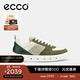 愛(ài)步（ECCO） 板鞋男 25年秋季新款拼色厚底板鞋男鞋 街頭720 520814 彩色/草綠色52081460314 42