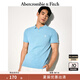 ABERCROMBIE & FITCH【經(jīng)典小麋鹿】男裝25夏季美式通勤POLO衫短袖T恤KI124-5182 天藍色 M (180/100A)