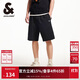杰克·瓊斯（JACK&JONES） 夏季新款百搭潮流通勤舒適抽繩腰頭肌理感五分褲短褲22529F017