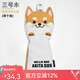 HELLO NRC秋田犬高爾夫球桿套推桿套全套木桿頭套可愛(ài)帽套球頭保護套加厚內 黃色 3號木桿套 1個(gè)
