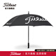 Titleist泰特利斯高爾夫雨傘球員版超輕防曬傘UPF 50+防紫外線(xiàn)遮陽(yáng)傘 黑/白