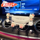 GISAEV車(chē)載手機支架kitty貓款汽車(chē)專(zhuān)用出風(fēng)口導航固定通用掛鉤式裝飾女 【KT貓貓爪白色支架】 行駛不占視野丨充電導航兩不誤