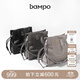 半坡飾族（bampo）女包新品結瑞包中號單肩斜挎包頭層牛皮柔軟真皮百搭包包生日禮物 風(fēng)衣灰 中包
