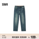 森馬（Semir）森柔牛仔牛仔褲男冬經(jīng)典復古通勤百搭103724124101A