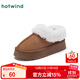 熱風(fēng)【商場(chǎng)同款】男鞋厚底棉鞋2025年秋季新款男士百搭保暖居家毛毛鞋 08杏色 44-45 44-45
