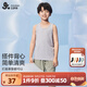 久歲伴兒童背心男童夏季薄款中大童寶寶男孩無袖打底可外穿清爽透氣上衣 灰色 160 /身高150-162體重90-105斤