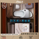 ASHX NESPRESSO聯(lián)名款2025夏新款TERRA羊皮涼拖鞋女平底一字拖 淺藍色 37
