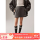 ELLE KIDS2025秋季新款女童法式經(jīng)典安全褲里A字裙短裙百搭半身裙