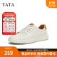 他她（TATA）休閑撞色板鞋男鞋真皮簡(jiǎn)約百搭小白鞋2025春新款71C21AM4 米白/棕 42