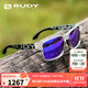 RUDY PROJECT跑步眼鏡越野徒步太陽(yáng)鏡馬拉松防曬墨鏡沈烏賊同款禮物SPINAIR 57 光澤透明架/鍍膜紫（送鏡盒）