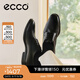 愛(ài)步（ECCO）*皮鞋男 商務(wù)皮鞋男鞋正裝皮鞋男亮面皮鞋德比鞋 墨本621634 HL 黑色/磁石灰62163450839 40 尺碼偏大