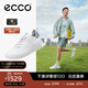 愛(ài)步（ECCO）休閑鞋男 戶(hù)外運動(dòng)鞋輕便跑步鞋牛皮休閑鞋男鞋 靈動(dòng)525204 HL 白色52520450874 42