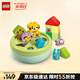 樂(lè )高（LEGO） 積木得寶10441 形狀分類(lèi)狗狗房屋大顆粒積木桌兒童玩具生日禮物 