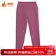 銅牛奧利絨貼護女熱褲秋冬新款里層搖粒絨女長(cháng)褲秋褲厚VK228 脂粉 XL (175/100)