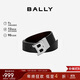 BALLY巴利【秋季煥新】男士皮帶旋轉頭雙面禮盒裝腰帶6302426黑色 110