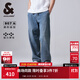 杰克·瓊斯（JACK&JONES）秋季新款百搭簡(jiǎn)約寬松帥氣水洗彈力復(fù)古牛仔休閑褲男裝224332116 中藍(lán)牛仔E39 常規(guī) 中藍(lán)牛仔E39 32 175 W32/L32