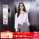 秋水伊人時(shí)尚簡(jiǎn)約顯瘦直筒襯衫秋季新款女休閑長(zhǎng)袖打底襯衣 粉紅-經(jīng)典款 M