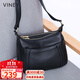 viney包包女包牛皮斜挎包媽媽中老年洋氣單肩包生日禮物輕奢送女友老婆